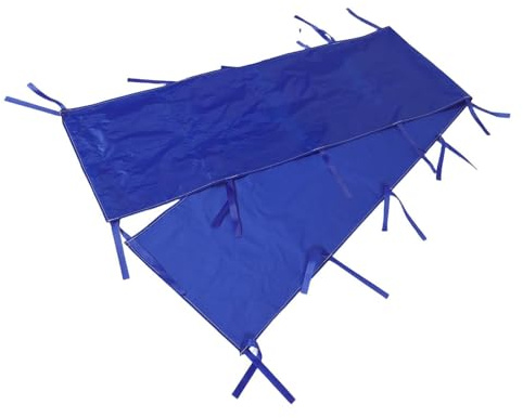 UPKOCH Grondaia per Gazebo 3 M Blu con Drenaggio Rapido e Accessori di Collegamento per Tende a Baldacchino Esterne Resistente alle Intemperie