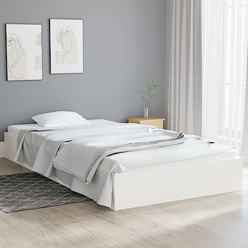Generic Sängstomme i Furu, Robust Madrassbotten, Tålig Träplattformsram för Sovrum (90 x 200 cm)