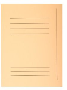 Exacompta 5 x Aktenmappe Jura A4 3 Klappen Karton VE=50 Stück Sand