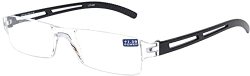 I Need You Lesebrille Joy - Dioptrien: +4,00 Kristall-Schwarz