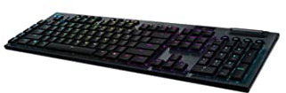 Clavier Gaming mecanique - Logitech G - G915 LIGHTSPEED - GL CLICKY SWITCH - Carbon - AZERTY - Sans fil - Noir