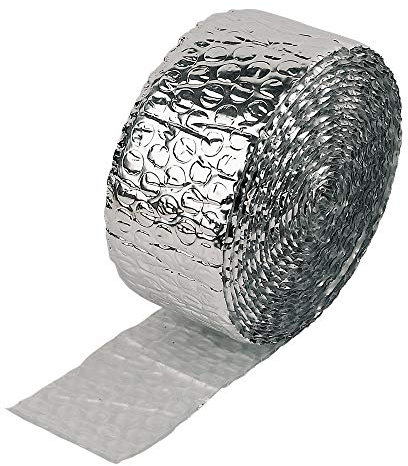 Yuzet 8cm x 7.5m Silver Multi-Purpose Double Aluminium Bubble Insulation Foil. Loft, Wall, Home, Caravan, Attic, Garage, Roofs