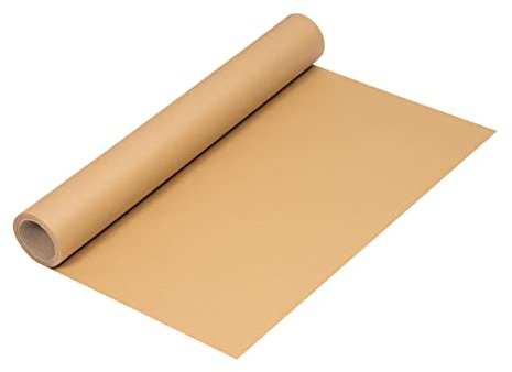 Vita Rouleau de papier kraft écologique 750 mm x 50 m – Papier d'emballage et d'emballage FSC 100% recyclé – 90 g/m² – 50 mètres