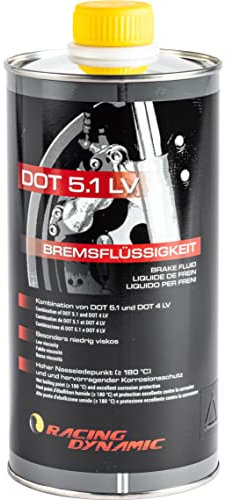 Racing Dynamic Bremsflüssigkeit DOT 5.1 LV Glykol - Hygroskopisch - PKW/LKW/Motorrad