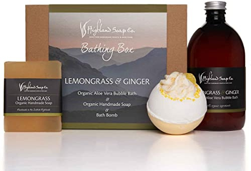 The Highland Soap Company Bade-Geschenkset Lemongrass & Ginger