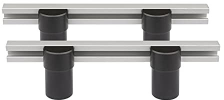 2PCS Woodworking Table Workbench Auxiliary Tool, Planing Stop Board 19mm 20mm Dog Hole Bench Dogs Clamp Aluminum Alloy Baffle Plate, DIY Positioning Plate Tool (20MM)