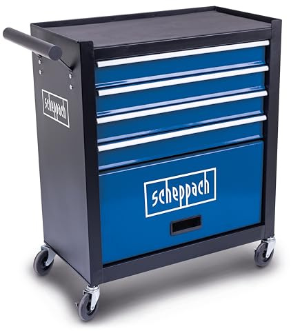 Scheppach Servante d'atelier TW1300 – Chariot d’Atelier - Charge Max 120 kg