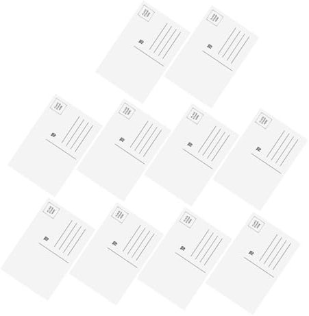 FUNOMOCYA 10 Stück Blanko-postkarten Zum Beschriften Aus Kraftpapier Blanko-karten Für Selbstgemachte Grußkarten Karten Zum Versenden