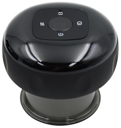 Hsthe Sea Dispositivo Elettrico per coppettazione Gua Sha, Kit per coppettazione Intelligente, Macchina per Terapia del Vuoto 4 in 1 per alleviare Il Dolore, Dispositivo per coppettazione Gua Sha