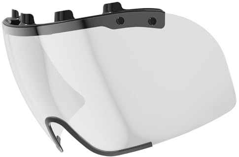 ABUS Visier für den Fahrradhelm Gamechanger TT 1.1 - beschlagfreies formschlüssiges Visier für Gute Sicht und Aerodynamik - einfach anbringen und abnehmen - Fahrradhelm-Zubehör - Clear, Größe M