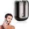 Rasoio Elettrico, Rasoio Elettrico Barba, Rasoio Elettrico Wet & Dry per Uomo, Mini Portatile Rasoio Elettrico a doppia testina, USB Tipo-C Ricaricabile, Impermeabile, per viaggi, famiglie (Grigio)