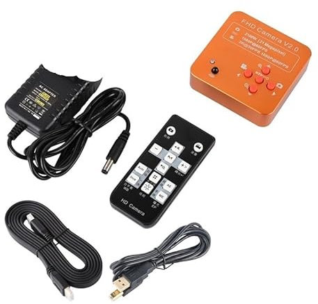 Accessori per microscopio da laboratorio 2 1 MP Camera industriale 108 0p 60fps HDMI/USB Fotocamera digitale al microscopio industriale