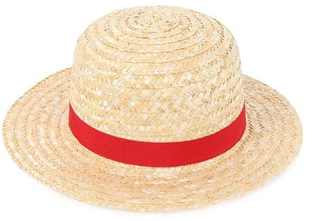 Partilandia Strohhut mit rotem Band