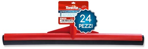 TONKITA | 24 Limpiacristales pequeños para Suelos, 33 cm, con Perfil de Goma, Ideal para Balcones, terrazas y Servicios higiénicos – 24 Unidades