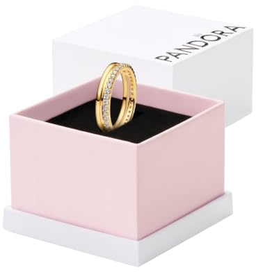 PANDORA Damen-Ring Doppelband Goldfarben 163799C01