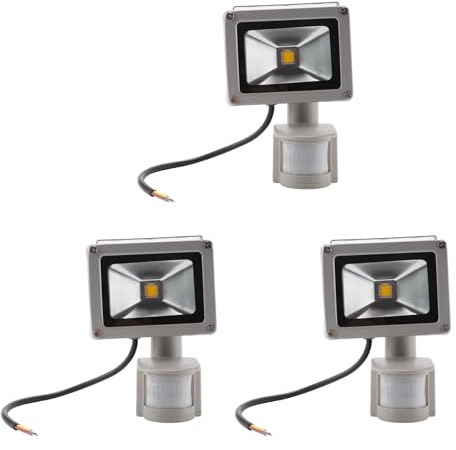 Remingtape 3X Projecteur Spot LED Blanc Chaud Projecteur Spot avec Éclairage LED et Capteur de Mouvement PIR (10)