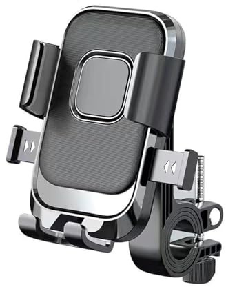 VODHXA Bike Phone Holder for Cannondale Scalpel Carbon 2 2023, Anti-fall Motorbike Phone Holder, 360° Adjustable Rotating Bike Phone Mount for 4.7”-7.2” Mobile Phones,A Black