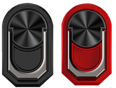 Ranyi [2 Pack] 360 Rotating Metal Ring Holder Phone Finger Gip Kickstand Compatible for MP3 Player/Smartphone/Cell Phone/Basic Phone/Tablet/eBook Reader/GPS & Navigation/Digital Voice Recorder