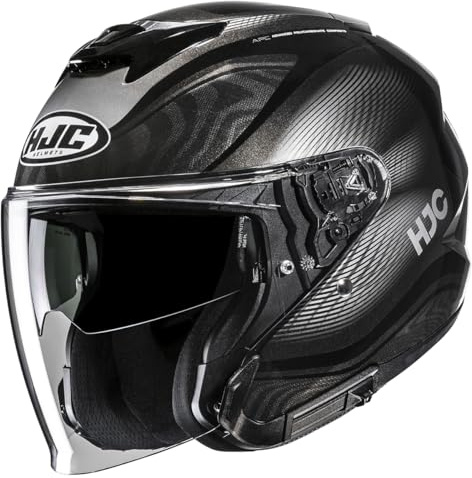 HJC, Casque Moto Jet I31 DEPE Black/Grey MC5, L