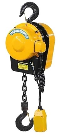 DGHBNP Palan à chaîne électrique 1/2/3/5T, palan de 1 Tonne, Petite Grue Levage, treuil(1T 380V,6m)
