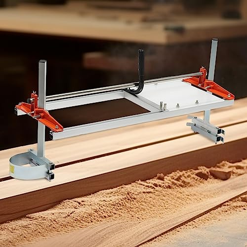 Portable Chainsaw Saw Mill Kit, Wood Milling Cutting Guide Attachment for Log Cutting, Chain Saw Frame Stand Tool 16-36in