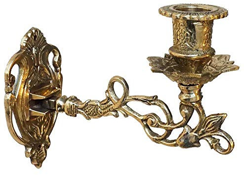 Piano Wandkerzenhalter Klavierleuchter Schwenkbar Messing Antik-Stil Nostalgie