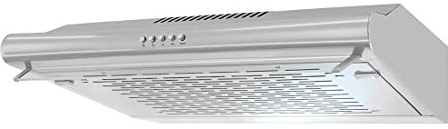 Exquisit Unterbauhaube UBH 10-2.3 Inoxlook | Druckknöpfe | Inoxlook