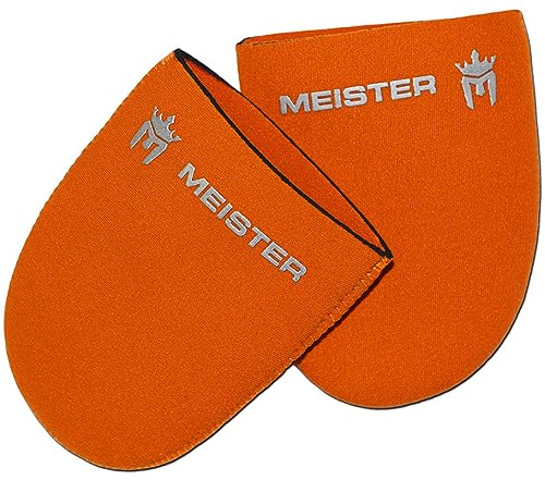 Meister 2,5 mm termisk neopren tå varma booties för cykling, löpning, vandring och isbad (par) – orange