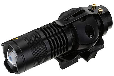 Asixx Lampe de Poche pour Casque, Lampe Portable Outdoor Double Lumière Montée sur Casque