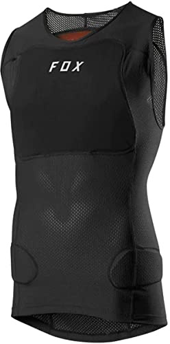 Fox Racing BASEFRAME PRO SL MTB Protektoren – Feuchtigkeitsmanagement – Kühlung – EN1621-1 Rückenprotektor – Hüftpolster – unter Trikot tragbar – Black, Größe: L