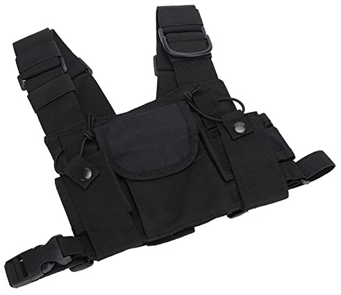 Socobeta Radio Walkie Talkie Brusttasche Geschirrtaschen Pack Rucksack Holster High Qualit Front Pack Pouch