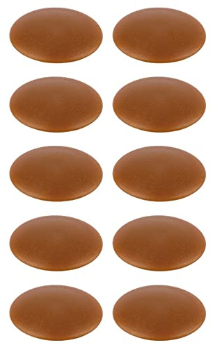 cyclingcolors 10x coprivite cappuccio plastica viti Torx copertura coperchi tappi, Marrone Chiaro T20 12mm