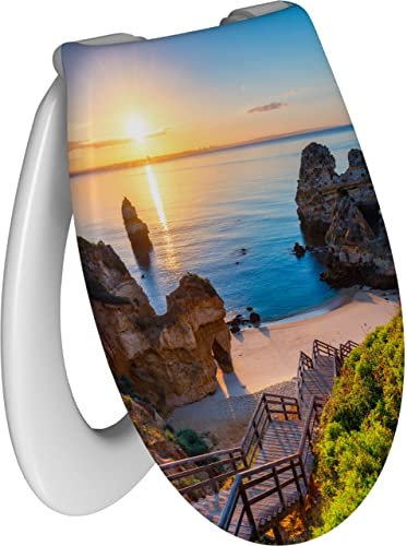 Primaster WC-Sitz Algarve Toilettensitz Absenkautomatik abnehmbar Klobrille