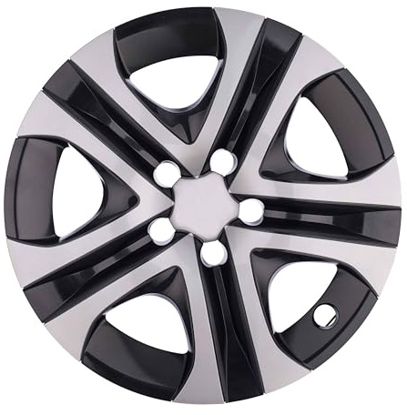 HubStar Hubcap Replacement for Toyota Rav4 2016, 2017, 2018, 17-inch Heavy Duty Premium Quality, Silver and Black, 1 Piece 61179