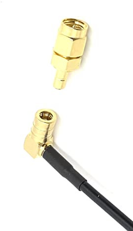 Dolphin Automotive Male SMB to Female SMA DAB Radio Aerial Antenna Adapter Car Home Stereo Connector