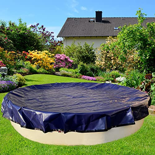 Couverture de Piscine Ovale Duraol I 10,00 x 5,00 m I Bâche de Piscine Ovale de Haute qualité avec Une épaisseur de matériau de 300g/m²