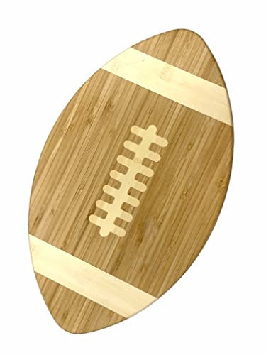 Creative Gifts International Wood Cutting Boards, Sports Themed, Gift Box Included (Football)