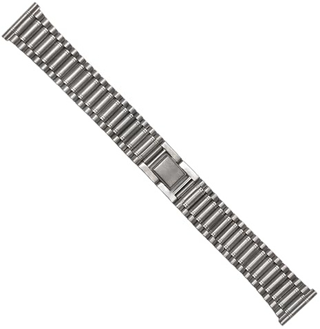 Dcasmo group Edelstahl Uhrenarmband für Herren 20 mm Kompatibel mit Cartier Tissot New Old Stock 1970 – Originales Vintage Metallarmband – Antikes Uhrenarmband