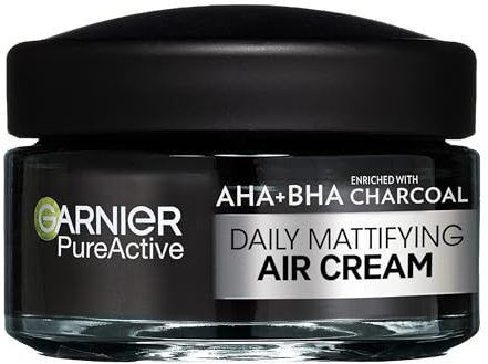 Garnier Pure Active AHA+BHA Charcoal Daily Mattifying Air Cream