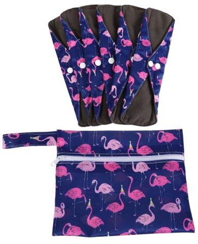 Beaupretty 1satz Wiederverwendbare Bamboo Menstruationspads Mit Wasserdichtem Beutel Teiliges Set Für Sport Und Täglichen Gebrauch Hochwertiger Und Gefertigt