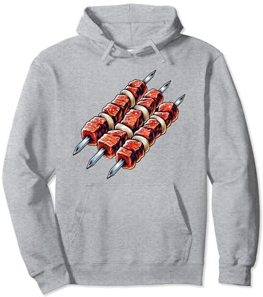 Shashlik Master Grill Russian Skewers Grill Russia Pullover Hoodie