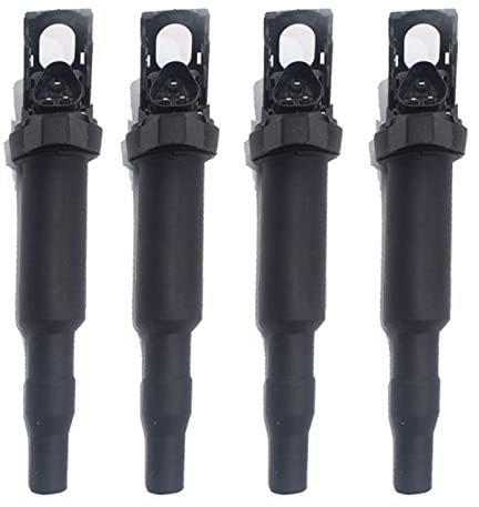 Zündspule 4 Stück 5970.64 Zündspule, für Citroen C3 C4 Grand Picasso C5 DS3 DS4 1.4 1.6, für Mini Clubman Cooper R55 R56 R57 R60