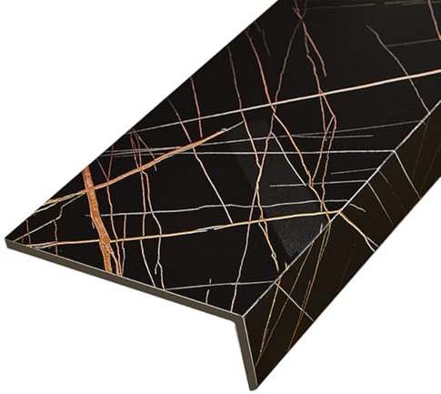 Appui de fenêtre Protecteur Nez de Fenêtre Décoratif, Élargissement Protecteur de Rebord de Fenêtre Pour Maison, Plaques de Finition de Baie Vitrée Découpables, Facile à Installer(90cm x 25cm (35 3/8