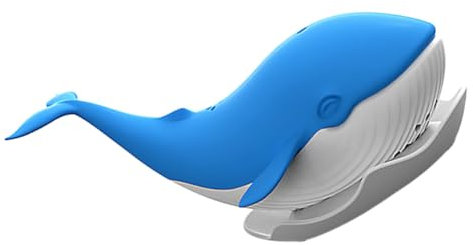OFFSCH Whale Tea Strainer Silicone Tea Filter Novelty Tea Infuser Leaf Tea Straining Tool Blue Practical Fun Design