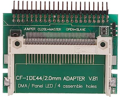 Saiyana Carte mémoire compacte pour ordinateur portable 2,5 44 broches Adaptateur IDE dur mâle Disque dur Conversion de carte