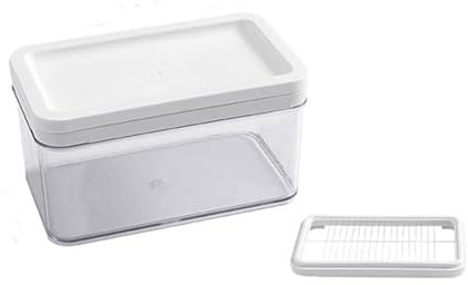 NTIYOU Beurrier Beurrier avec Couvercle ménage Cuisson Coupe-Beurre Cuisine Fromage boîte de Rangement séparateur de Beurre trancheuse boîte Beurre Accessoire de Cuisine