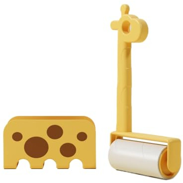 Hårborttagningsrulle för husdjur - husdjurshårborttagare luddrullar | Giraffdesign bärbar klibbig rakhyvelborste | Lint Remover