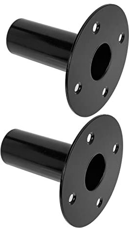 Yardenfun 2piezas Soporte Metálico para Altavoces Base Estable para Altavoz Bookshelf Home Cinema y Altavoces Pc Sobremesa Robusto y Duradero