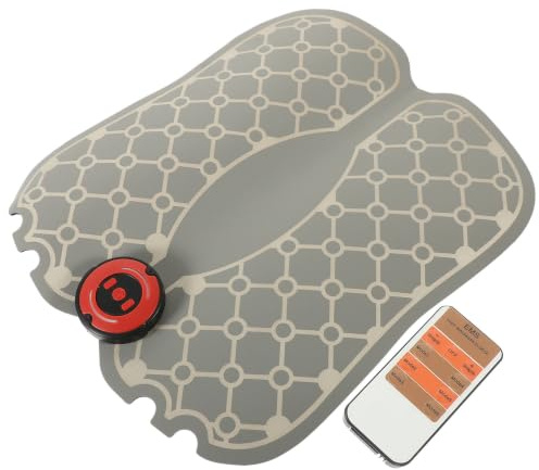 WRITWAA Elektrisches Fußmassagegerät mit Fernbedienung Massagekissen aus Eva und Abs für Fußsohlen zur Entspannung zu Hause
