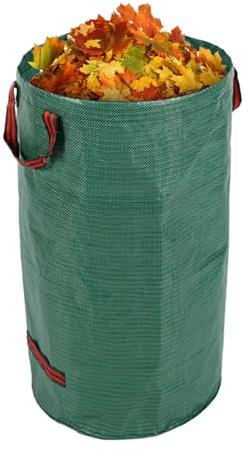 Bolsas de basura de jardín, contenedores grandes de 132 galones, bolsa de hojas de hierba resistente con asas reforzadas para limpieza al aire libre, tareas de jardinería, proyectos de paisajismo